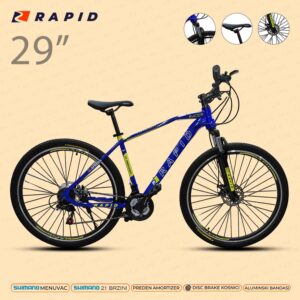 29688 - VELOSIPED 29 RAPID RACER BLUE DISC+AM
