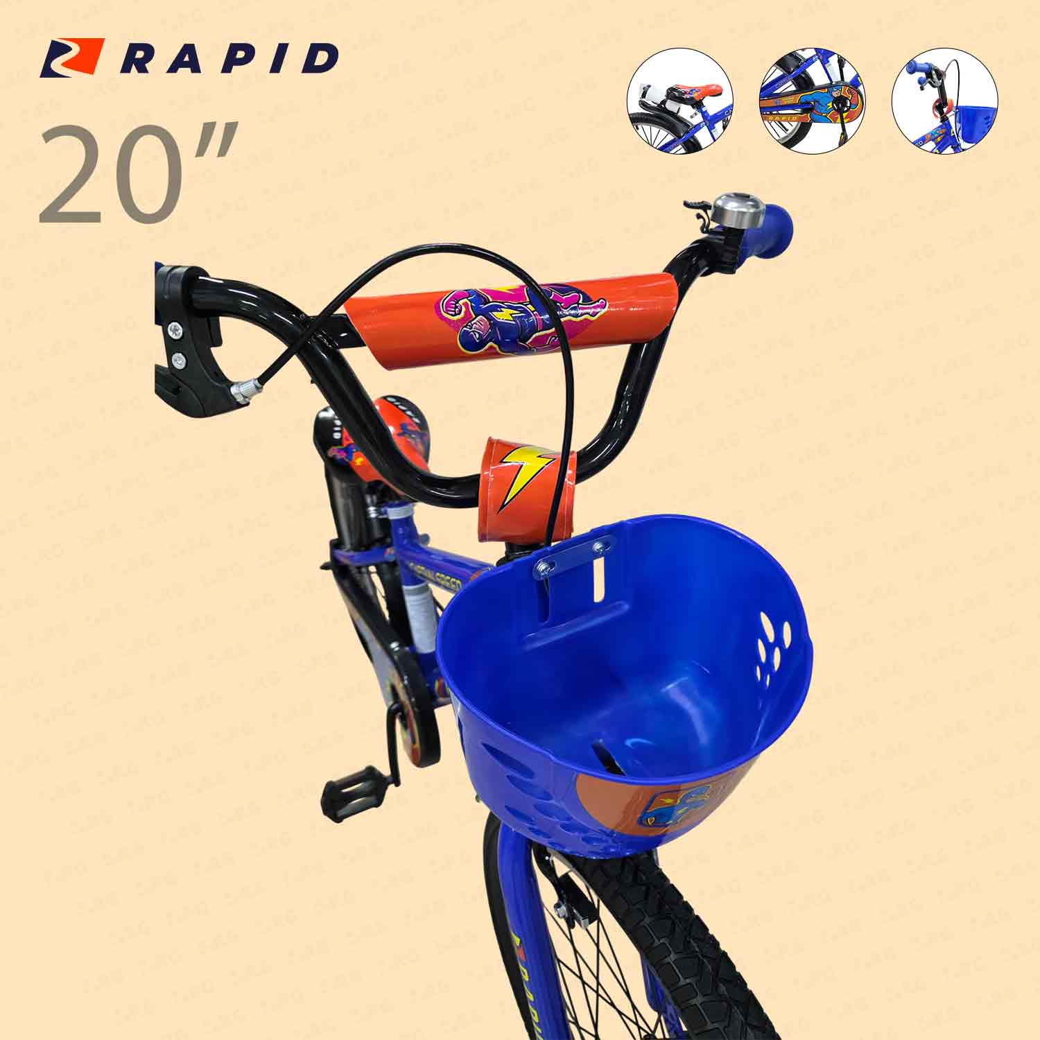 29692 - VELOSIPED 20 RAPID CAPTIAN SPEED BLUE - Image 2